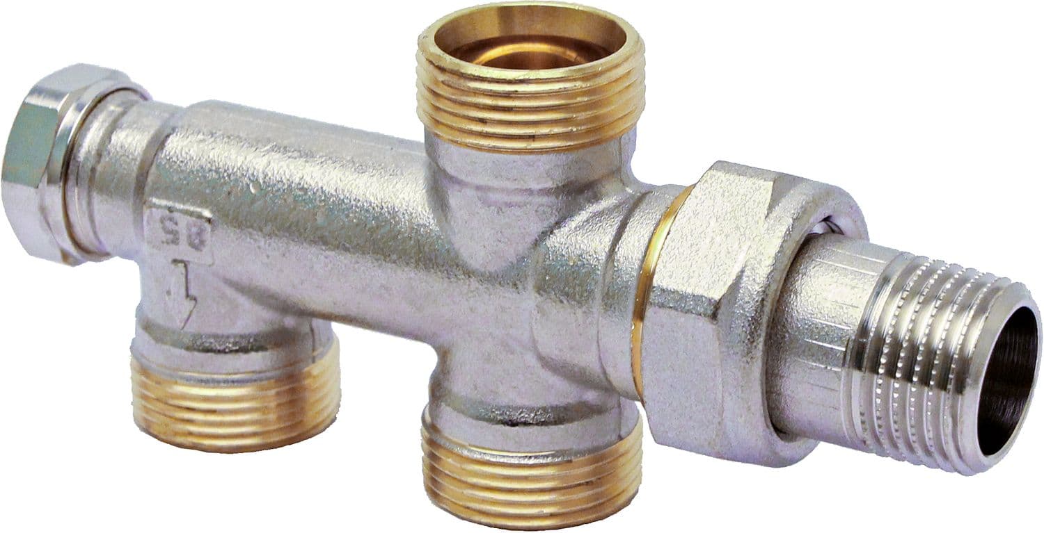 DISTRIBUTEUR INFERIEUR MONOTUBE BEGETUBE DROIT 1/2"-M24 50%