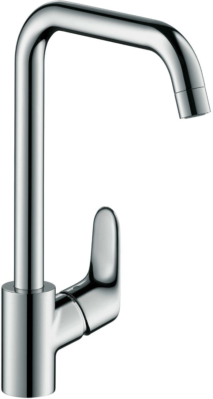 MITIGEUR CUISINE FOCUS HANSGROHE BEC HAUT CHROME