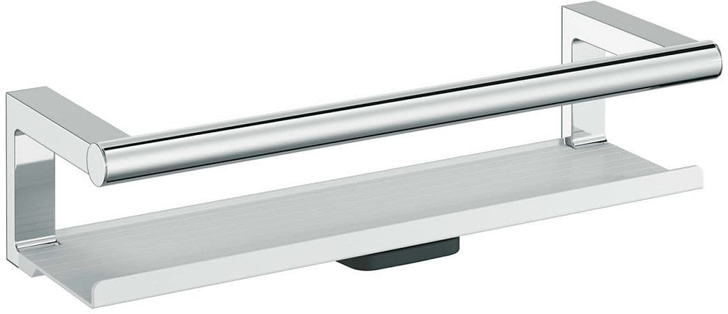 PORTE-BOUTEILLE/EPONGE + RACLETTE LAVE-VITRE ARCHITECT S+ COSMIC CHROME