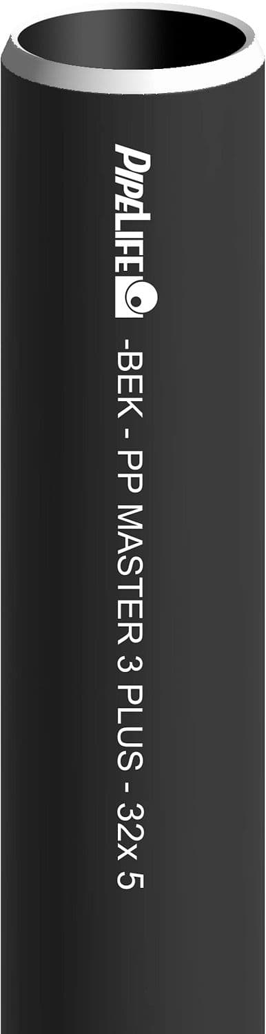 TUBE PP 32MM NOIR LONGUEUR 5M