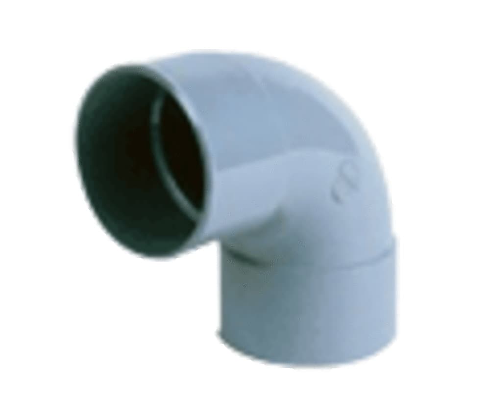 Nicoll raccord à coller PVC coude 87,3° FF D 125 gris