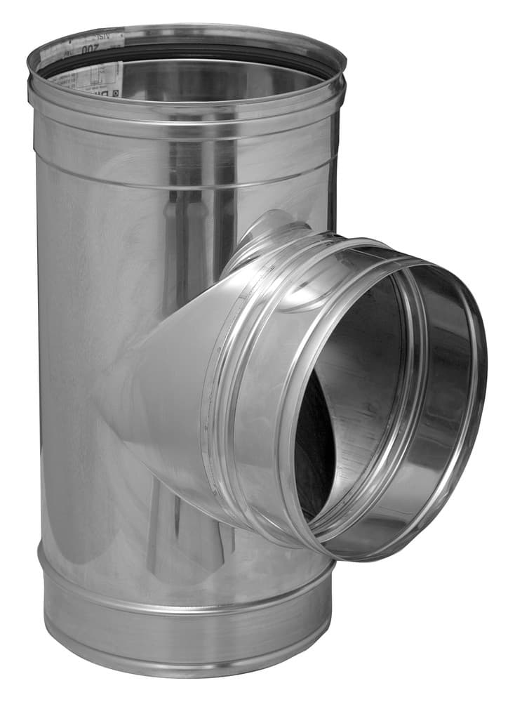 Dinak SW06 31A Té 93° D100 inox 316L 0,6mm avec joint