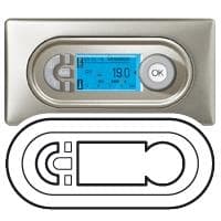 Céliane doigt Titane pour thermostat programmable d'ambiance