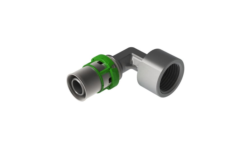 Comap Skinpress coude 90° tube multicouche Multiskin raccord à sertir F 20-3/4F