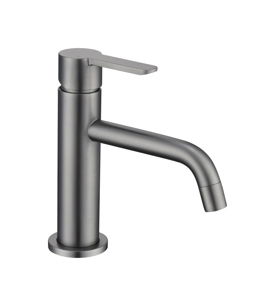Van Marcke Lana mitigeur lavabo avec click-clack gun metal brossé