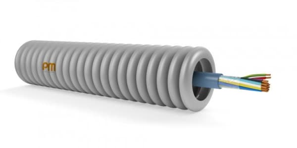 Tube précâblé Ggt 1 x 4 x 0.6 diamètre 16mm full Lsoh en rouleau de 100m classe CPR: CCA s1d1a1
