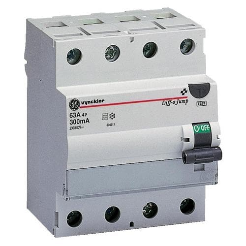 Diff O Jump interrupteur différentiel 4 pôles 40A 300mA