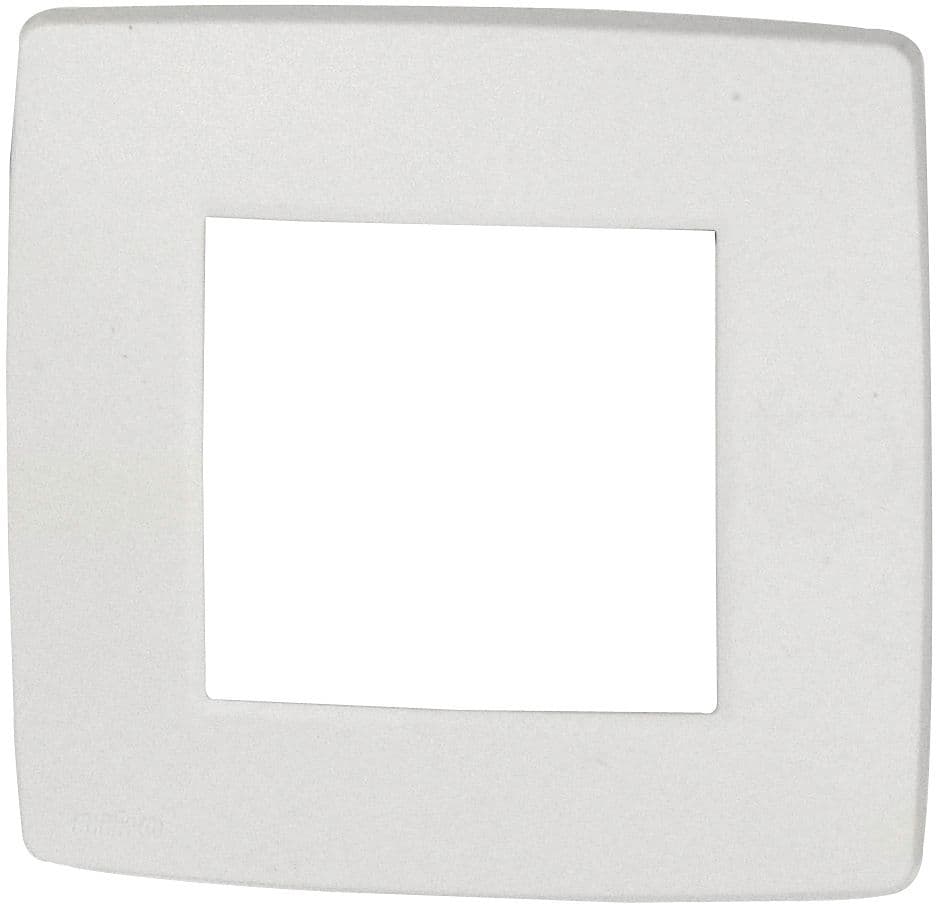 PLAQUE DE FINITION ENCASTR. SIMPLE BLANCHE NIKO