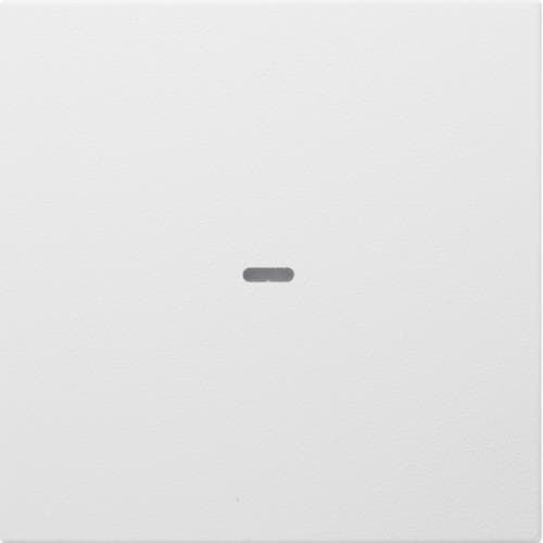 Touche simple Berker monobloc S.1 / B.3 / B.7 Blanc polaire mat