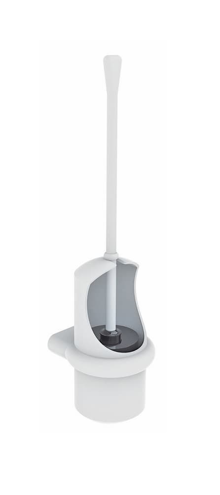 Normbau Nylon Care ensemble brosse WC murale nylon blanc