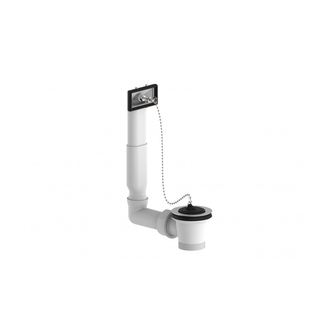 98834148 KS Garniture de vidage et de trop-plein pour évier, 1 1/2" M x 70 mm, réglable en hauteur, de trop plein sur le côté