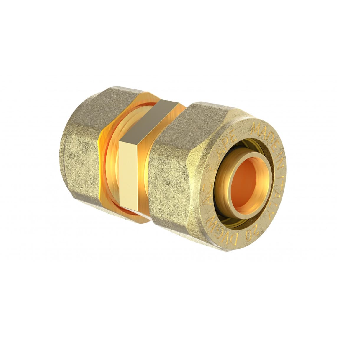 988904155 LT pièce de raccordement, vierge, 16 mm, raccord à serrer pour tube multicouche