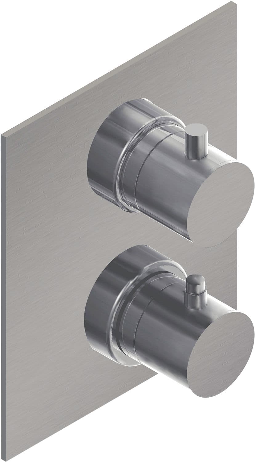 THERMOSTAT+INVERSEUR A ENCASTRER STEEL PAFFONI INOX