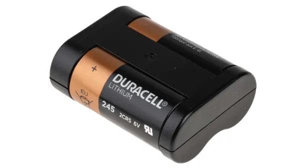 Pile lithium 6V 1500mAh longueur 34.00mm largeur 17.00mm hauteur 45.00mm