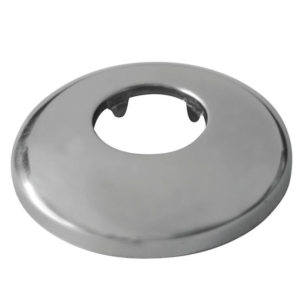 rosace 1/2" H 15 mm inox chromé