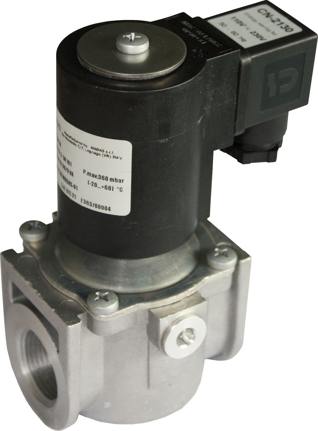ELECTROVANNE GAZ A REARMEMENT AUTOMATIQUE TEMPOLEC 5/4"