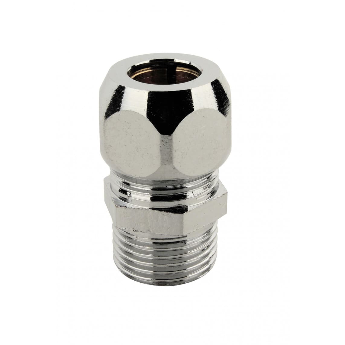 986279148 LT raccord à sertir-Nippel, chromé, 3/8" M x 10 mmQ
