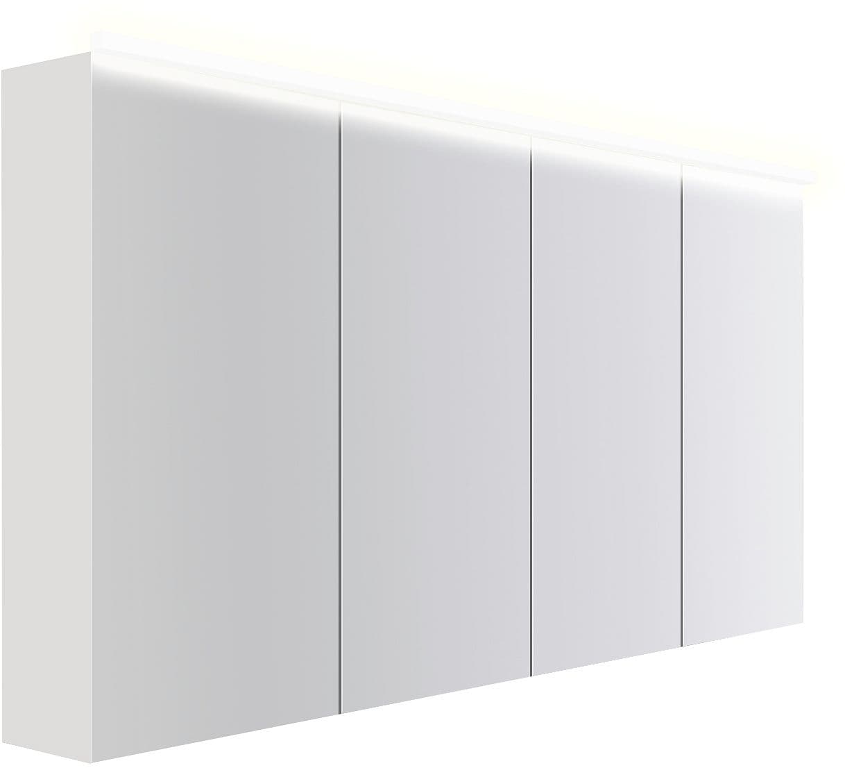 ARMOIRE TOILETTE COFFEE 4 PORTES 1600MM 4250K NOYER VELOURS