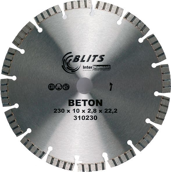 DISQUE DIAMANT BETON BLITS R 125x22,2
