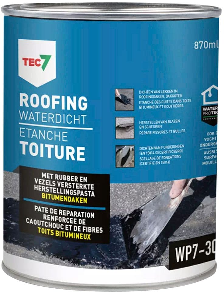 PÂTE DE REPARATION DE TOIT WP7 ETANCHE TOITURE CARTOUCHE 870ML