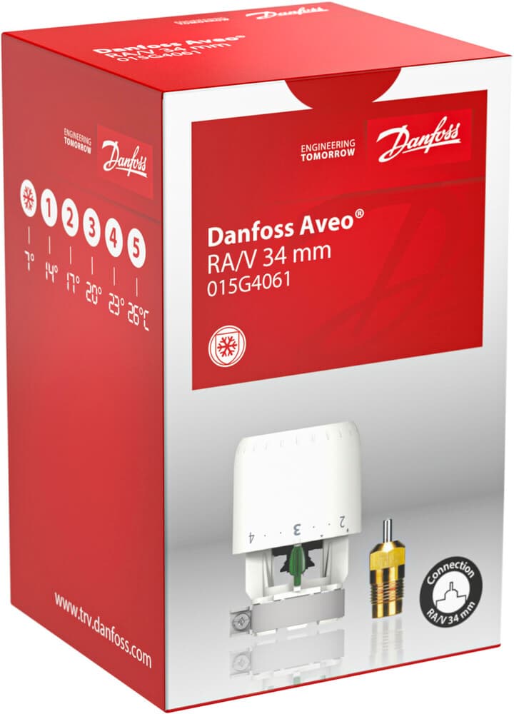 Danfoss AVEO RAV élément thermostatique sonde incorporée