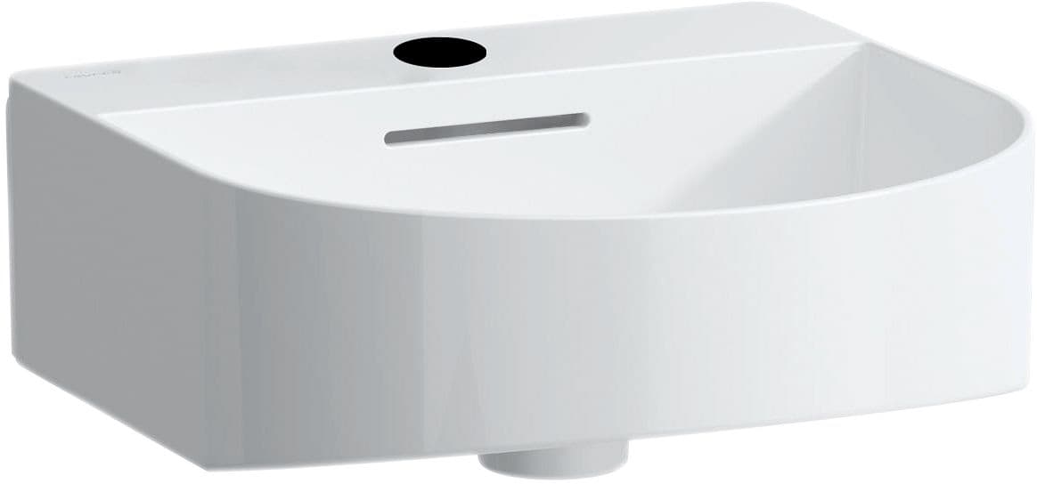 LAVABO SONAR LAUFEN 41X42 +TROU ROBINET/TROP-PLEIN BLANC