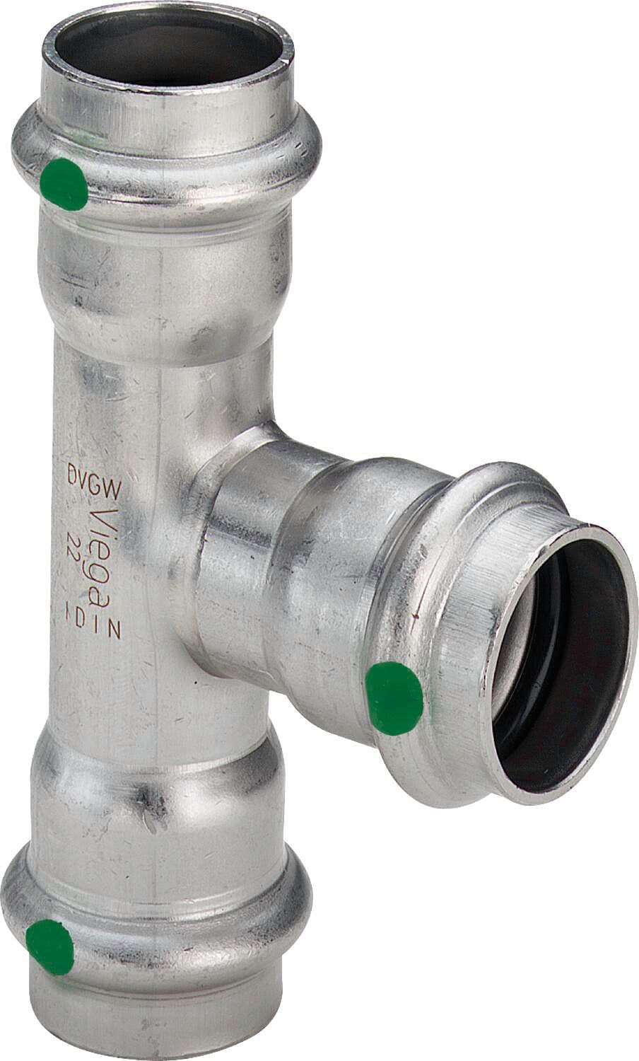 T REDUIT 28-15-28MM SANPRESS INOX VIEGA