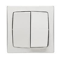 Oteo double poussoir 6A - 250V - monobloc