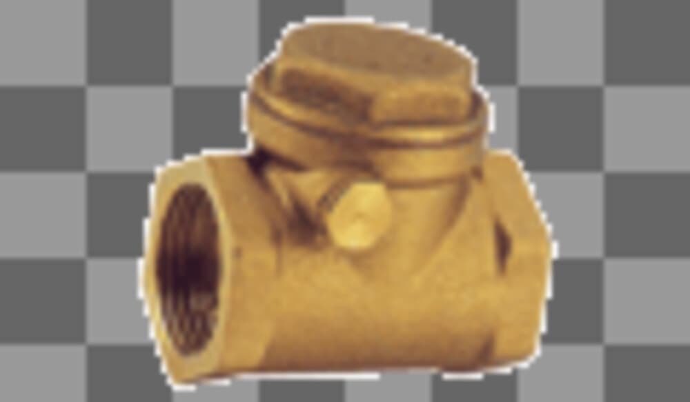 clapet anti-retour horizontal laiton 3/4"