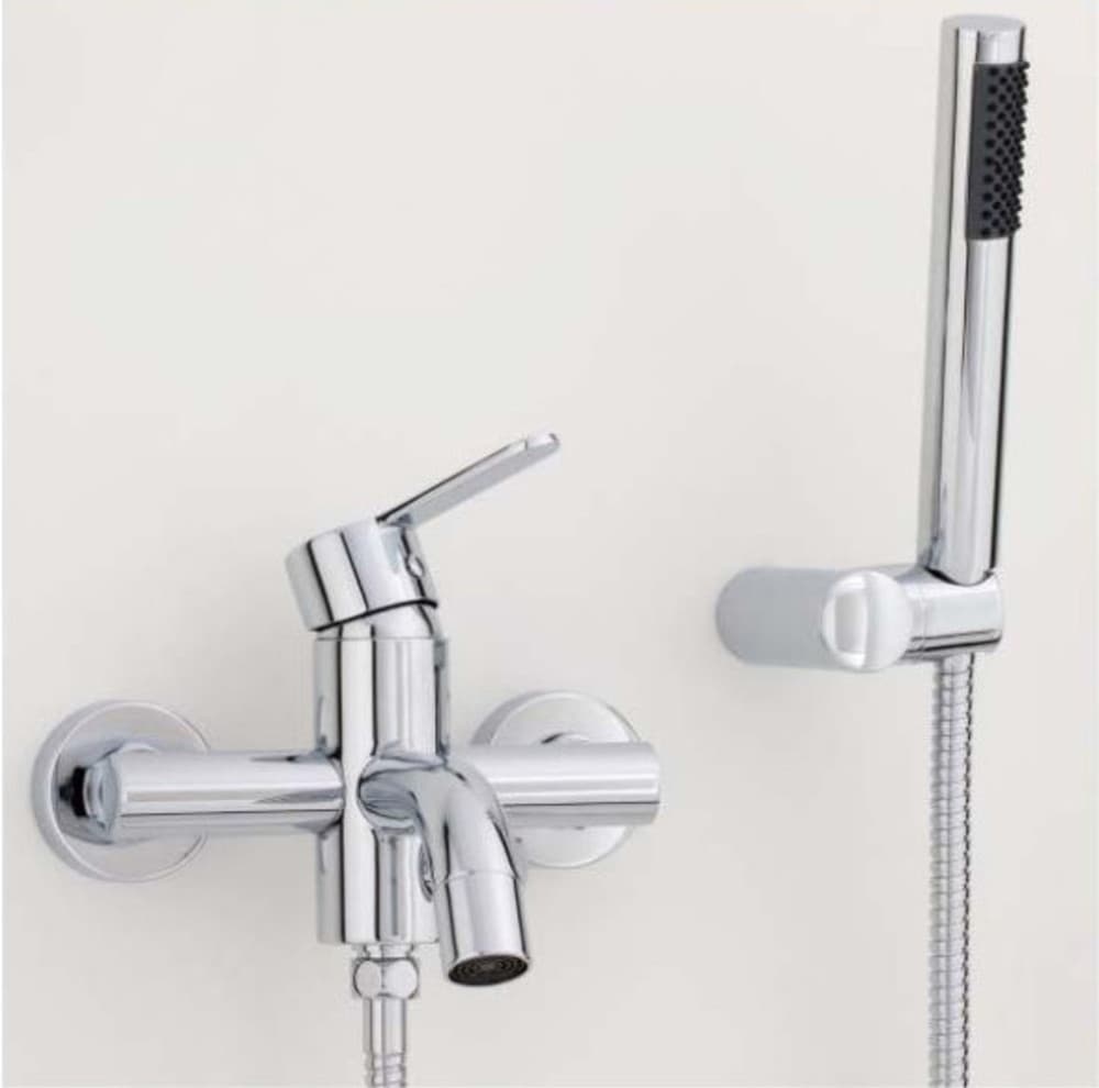Van Marcke Origine Lana mitigeur bain montage mural avec garniture de douche