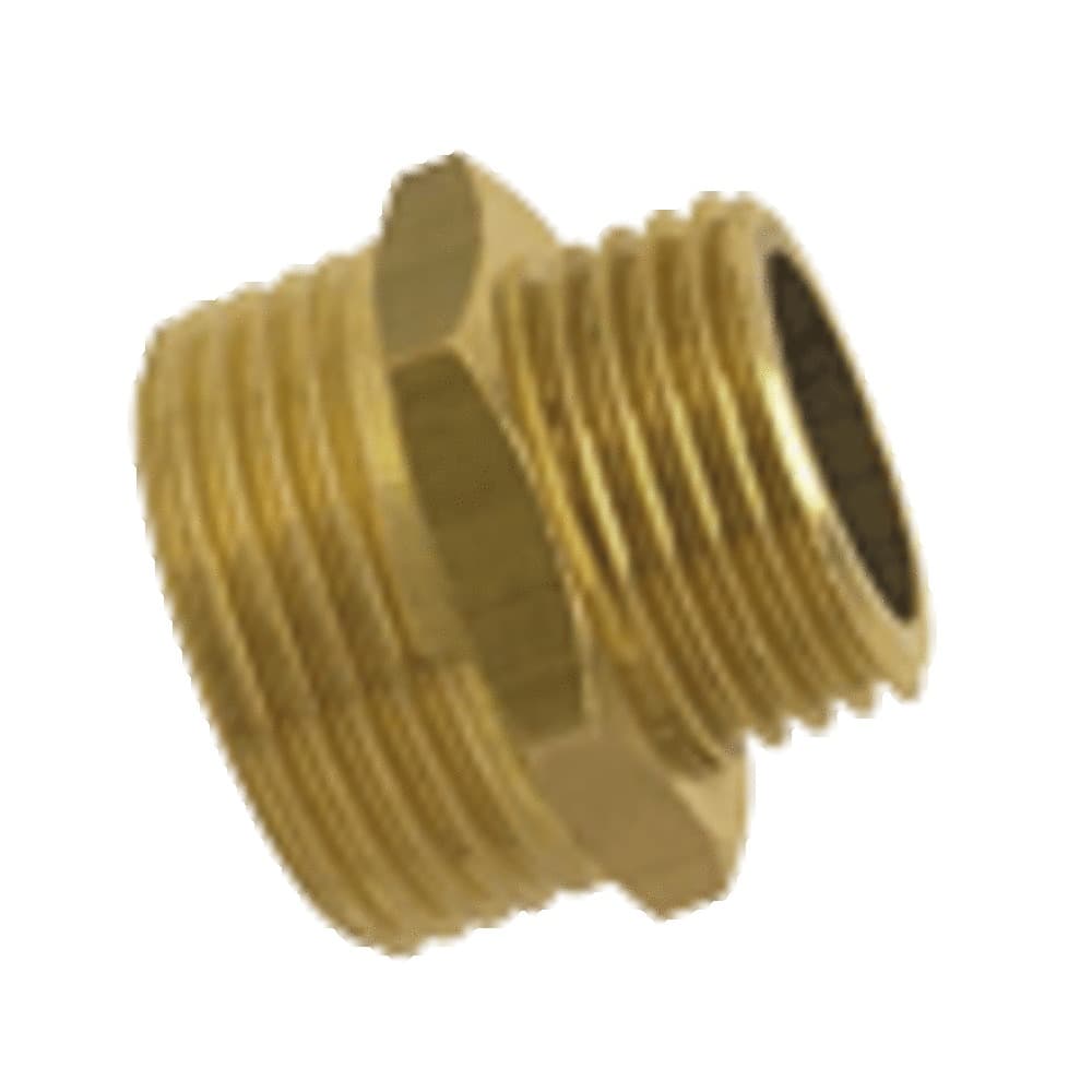 mamelon double réduit laiton alimentation tube cuivre 6/4"M x 5/4"M