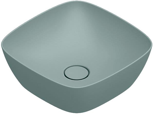 VASQUE A POSER ALVEA CATALANO CATAGLAZE+ 40X40 H14 SANS TROP-PLEIN ACQUA SATINATO