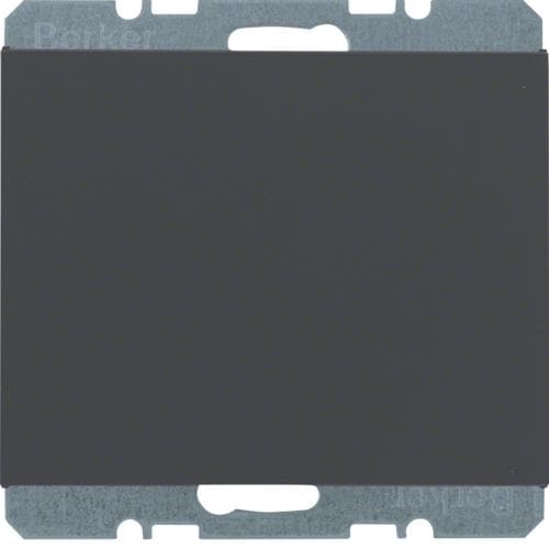 Cache - trou avec support métallique Berker K.1 Anthracite, mat