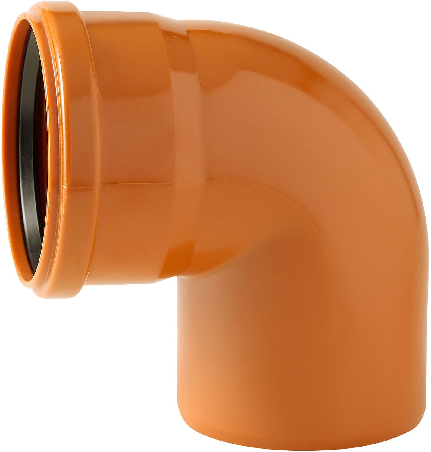 COUDE PVC EGOUT 90° 200MM ROUGE/BRUN