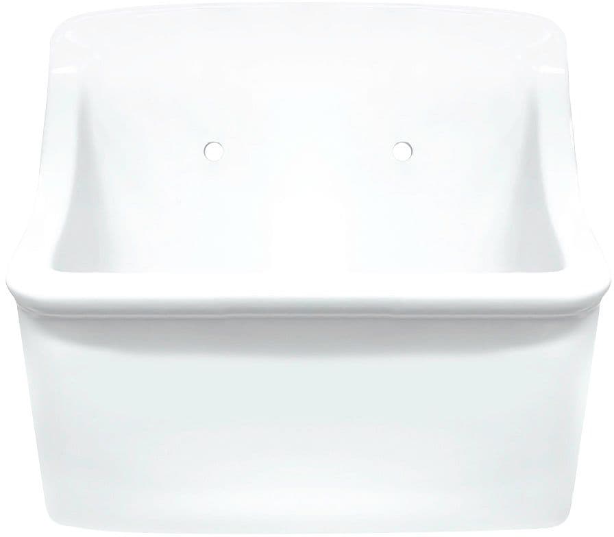 VIDOIR DELTA DESCO COLLECTION 450X360MM AVEC TROUS SANS TROP-PLEIN BLANC