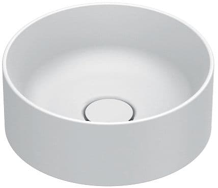 VASQUE A POSER ZERO CATALANO CATAGLAZE+ DIAMETRE 32 H12 SANS TROP-PLEIN BLANC MAT