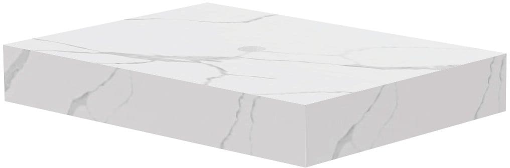 TABLET MARBRE CERAMIQUE PURO L70 H10 1VIDAGE WHITE CALACATTA