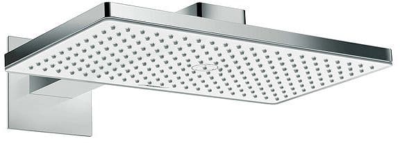 TETE DE DOUCHE+BRAS RAINMAKER SELECT 460 1JET HANSGROHE MURAL BLANC-CHROME