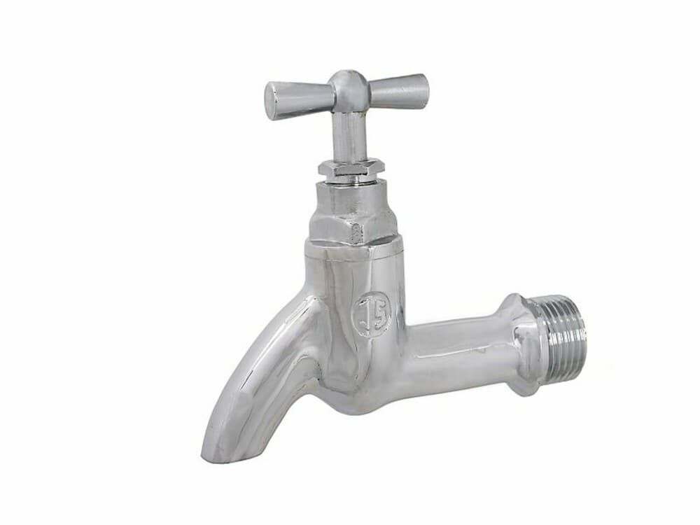 Robinet service simple 1/2" chromé