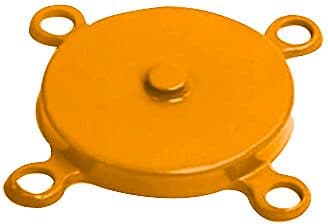 COUVERCLE POUR CAPUCHON DE REMPLISSAG 2" ORANGE