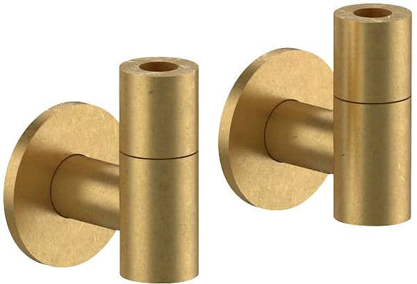 ROBINET D'ARRET EQUERRE AVEC FILTRE ICONA CLASSIC FANTINI PURE BRASS PVD