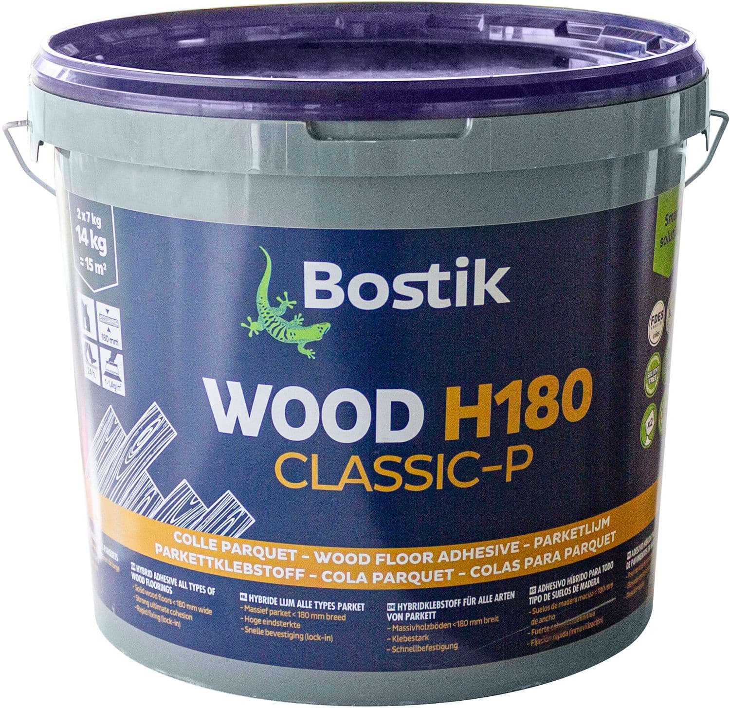 ADHESIF ALU DRY H180 SEAU 14KG (CA. 14M²) D-FLOOR