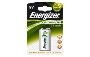 Energizer - pile rechargeable Ni-Mh - 9V / 6LR61 - 175mAh - 1 pièce