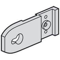 Jeu de 4 pattes de fixation pour coffret XL³ 160 / 400 métal