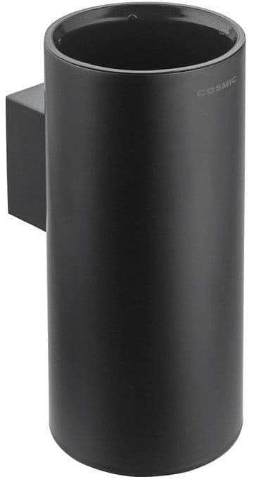 PORTE-VERRE AVEC GOBLET BLACK&WHITE COSMIC NOIR MAT