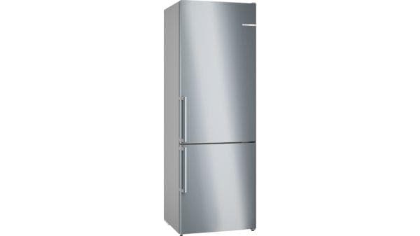Réfrigérateur - pose-libre serie 4 Bottom-Freezer NoFrost NoFrost, classe C, 35dB, Led à allumage pr