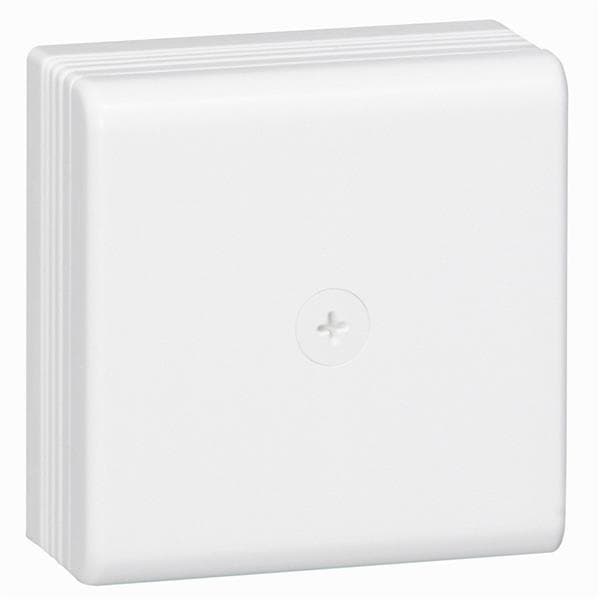 Boîte de dérivation 75 x 75mm pour moulures DLP Blanc