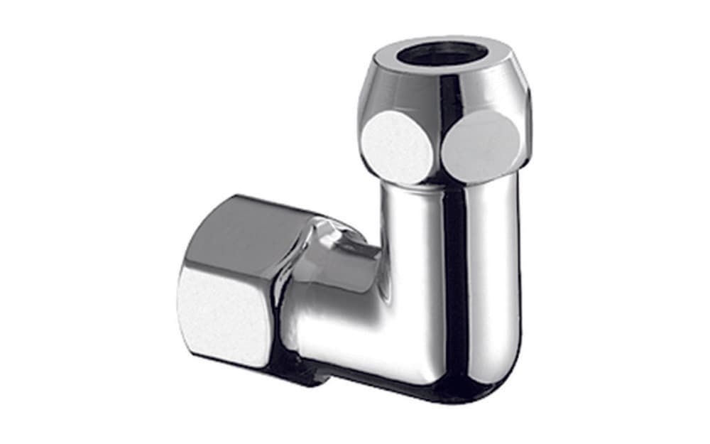 Schell raccord d'alimentation avec filet intérieur coudé 3/8"F x D 10 laiton