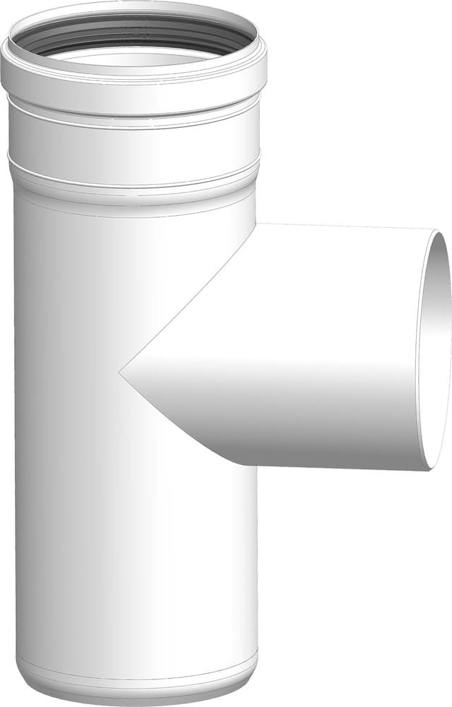 Dinak PPH SW 31A pièce en Té 93° D80 polypropylène