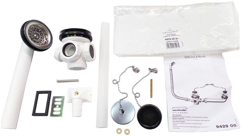 GARNITURE TROP PLEIN EVIER OMNIA PRO V&B